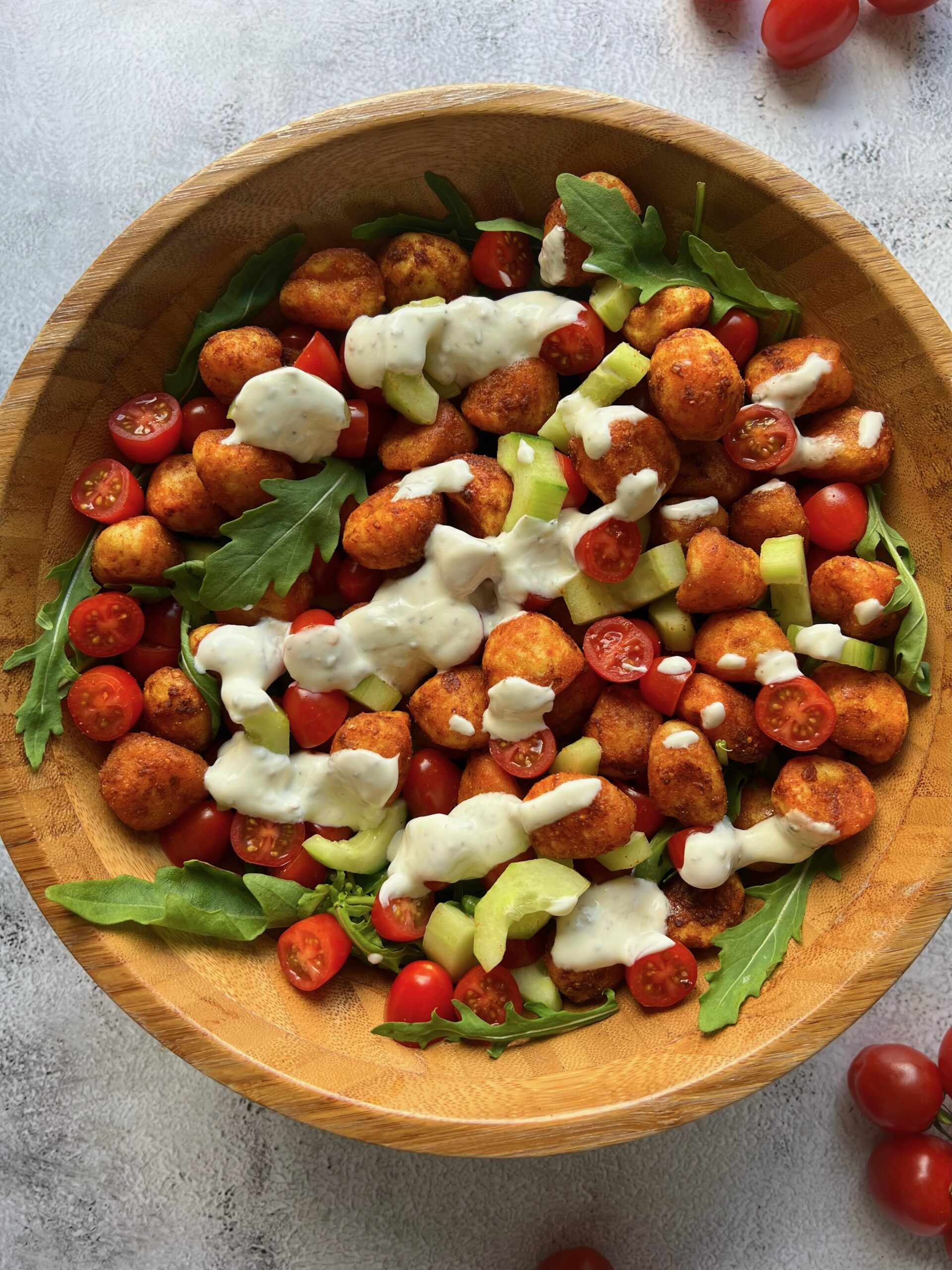 Gnocchi aus dem Airfryer | Gnocchi Salat